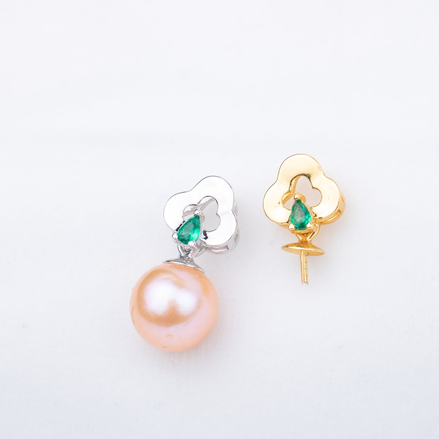 P010837 DIY 7-9mm Natural Freshwater pearl pendant accessory 925 sterling silver engagement jewelry necklace for women