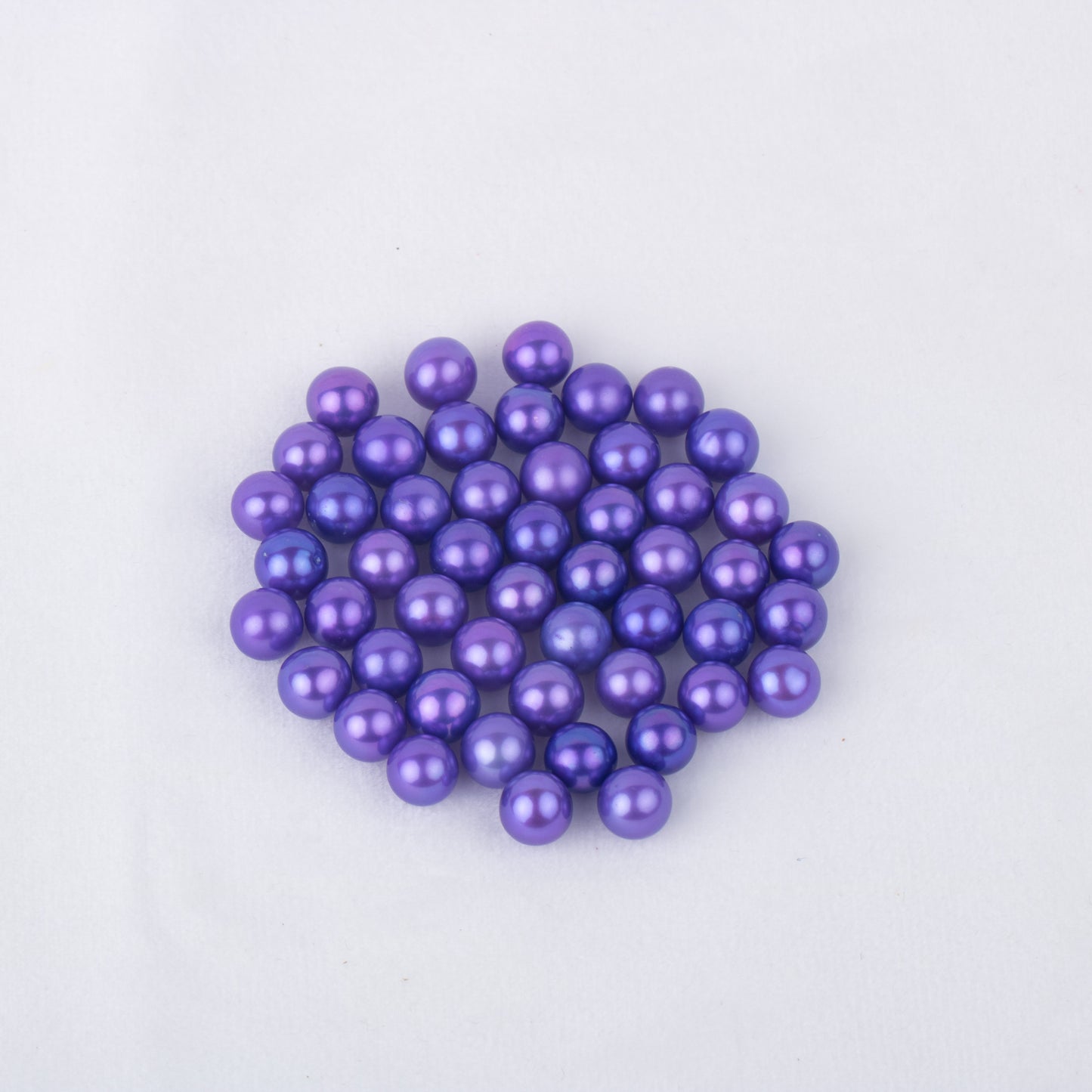 Wholesale 15colors 6-8mm AAAA+ grade loose freshwater pearl round shape no hole bead for pearl party