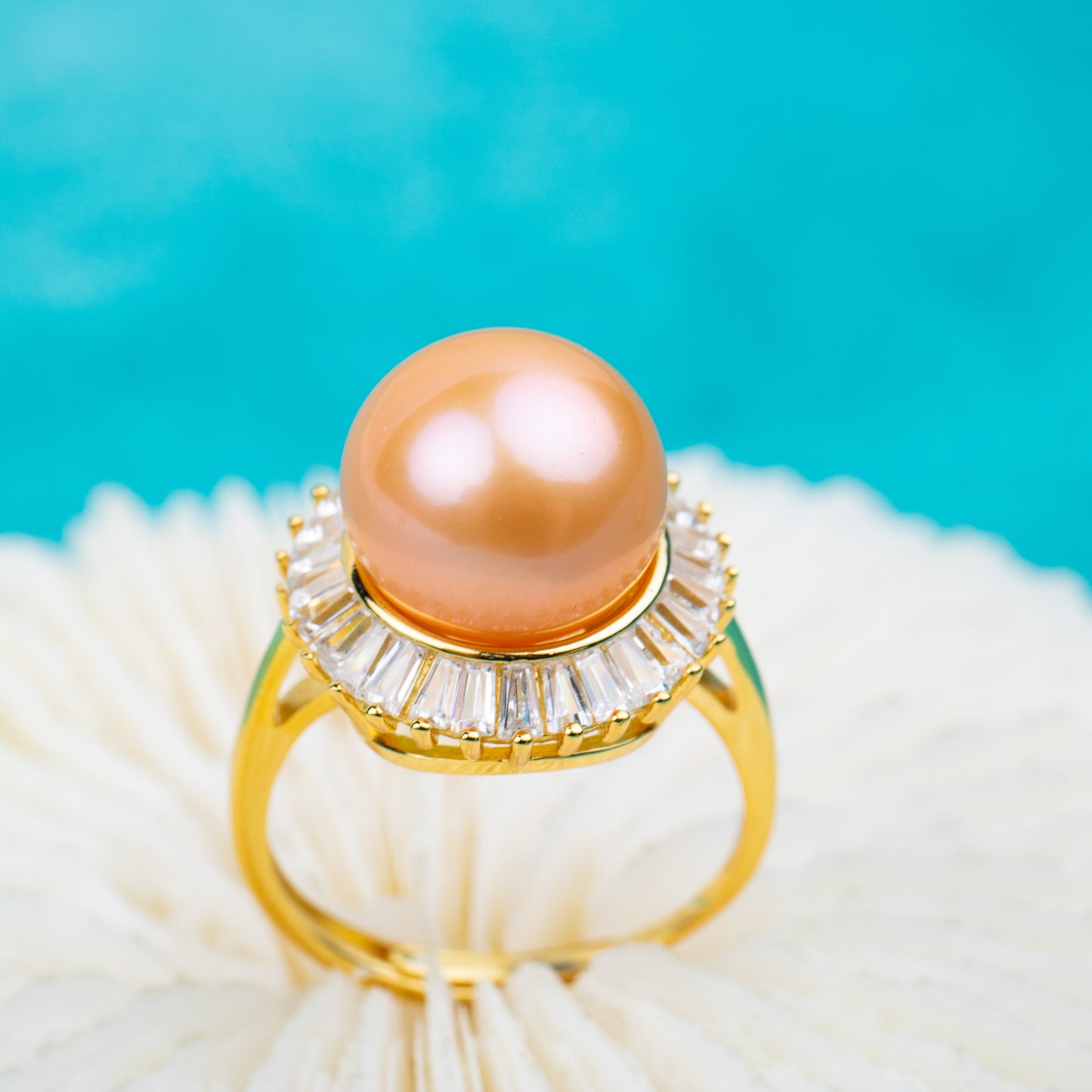re010727 DIY 9-13mm Natural Freshwater pearl Ring 925 sterling silver Adjustable size engagement jewelry ring for women