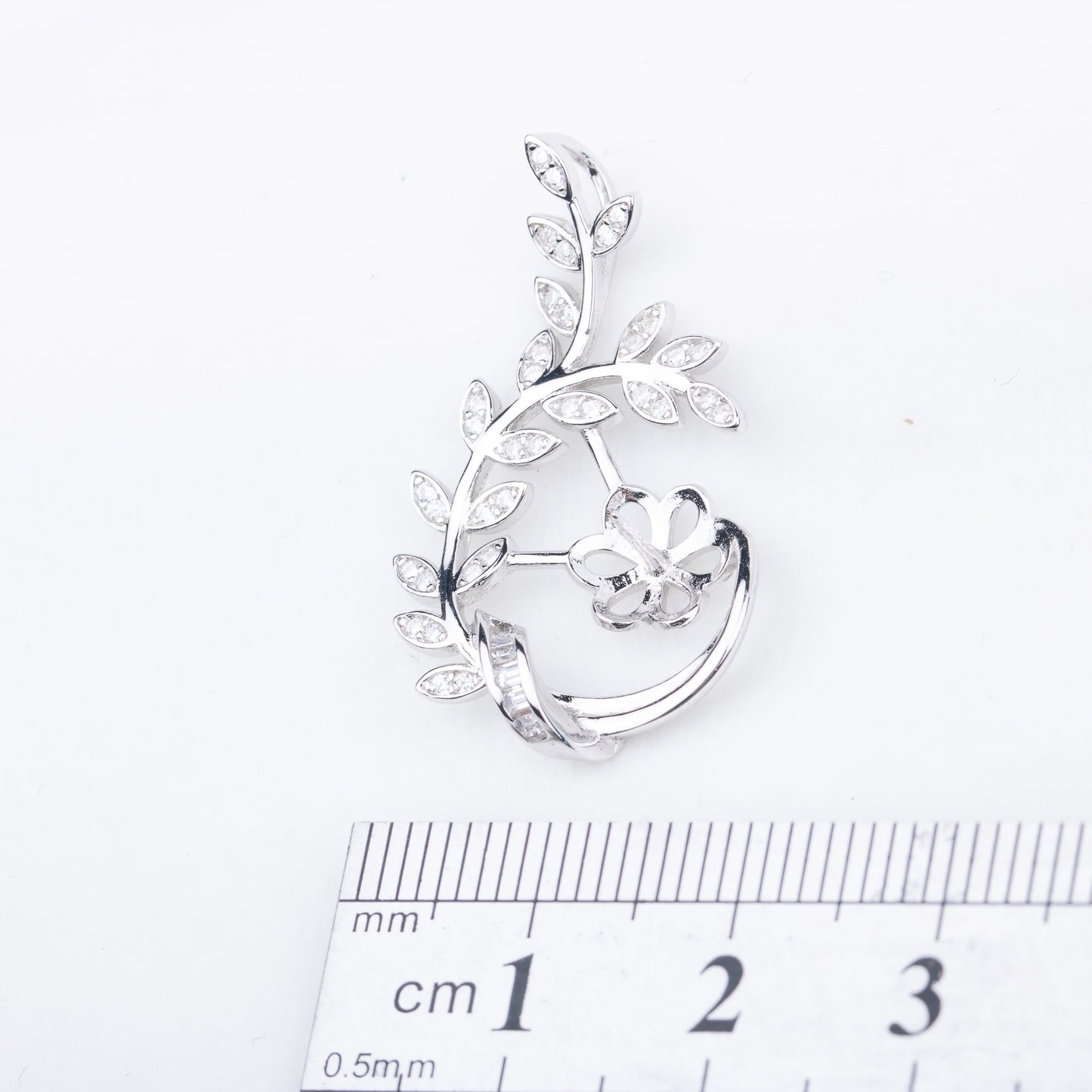 P010881 DIY 7-9mm Natural Freshwater pearl pendant accessory 925 sterling silver engagement jewelry necklace for women