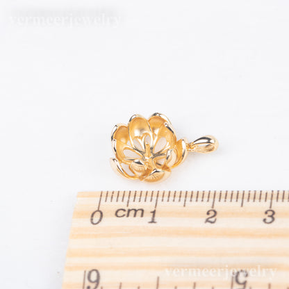 P040954 DIY 6-8mm Natural Freshwater pearl pendant accessory 925 sterling silver engagement jewelry necklace for women