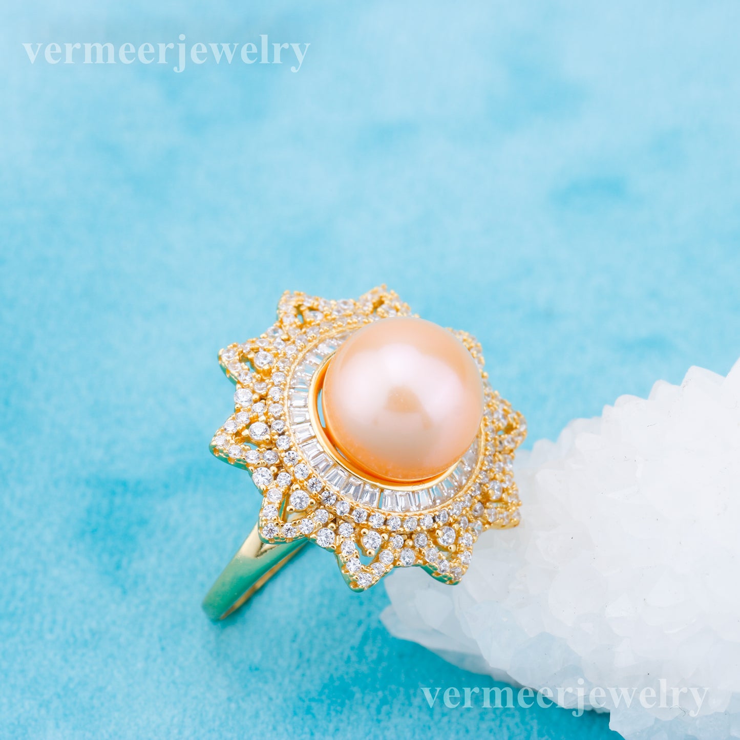 re010916 DIY 9-11mm Natural Freshwater pearl Ring accessory 925 sterling silver Adjustable size engagement ring for women