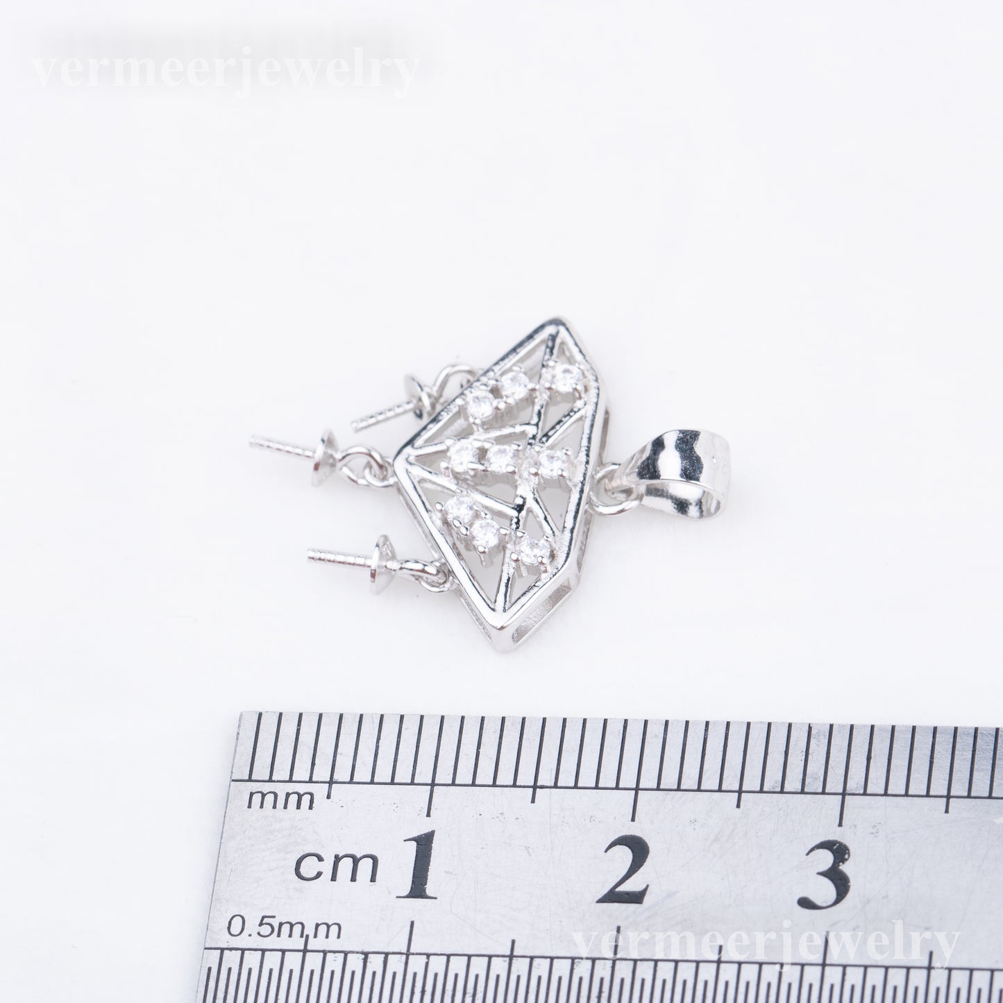 P010835 DIY 7-9mm Natural Freshwater pearl pendant accessory 925 sterling silver engagement jewelry necklace for women