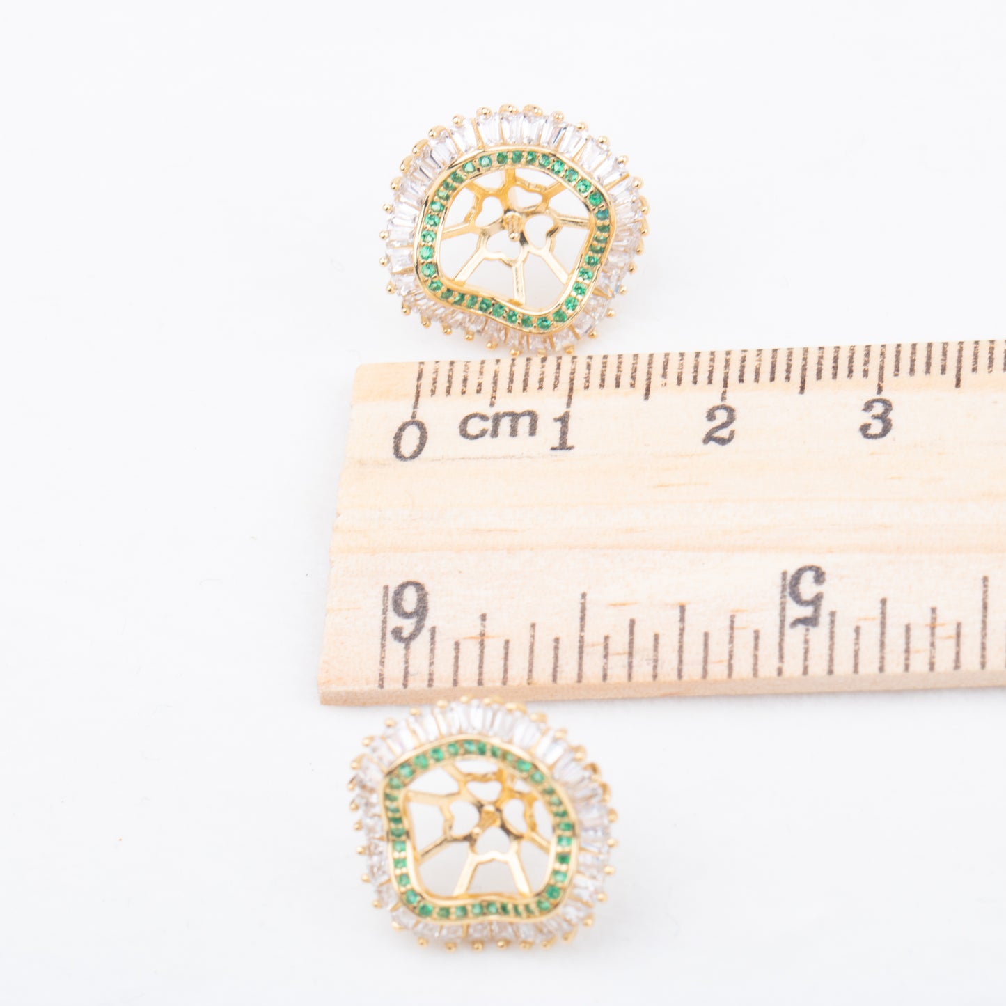 e010793 S925 pearl earring 925 sterling silver DIY 7-8mm Natural Freshwater pearl stud earring for women