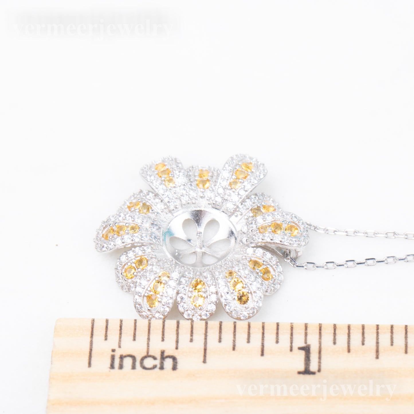 Pe010973 DIY 9-13mm Natural Freshwater pearl pendant accessory 925 sterling silver engagement jewelry necklace for women