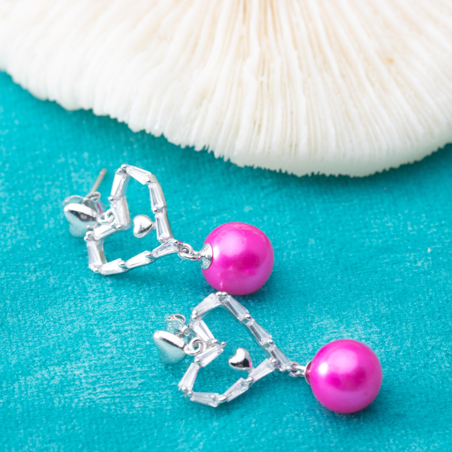 e010829S925 pearl earring 925 sterling silver DIY 7-8mm Natural Freshwater pearl stud earring for women