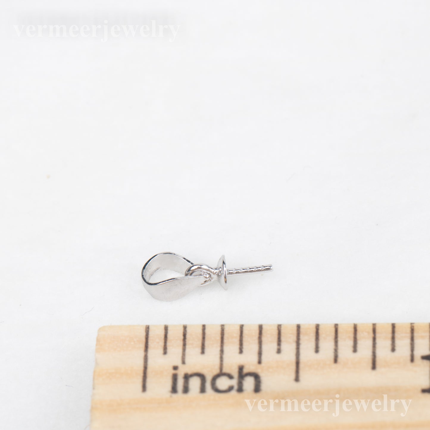 S925 sterling silver simple pearl pendant mountings For Jewelry Accessories Making DIY