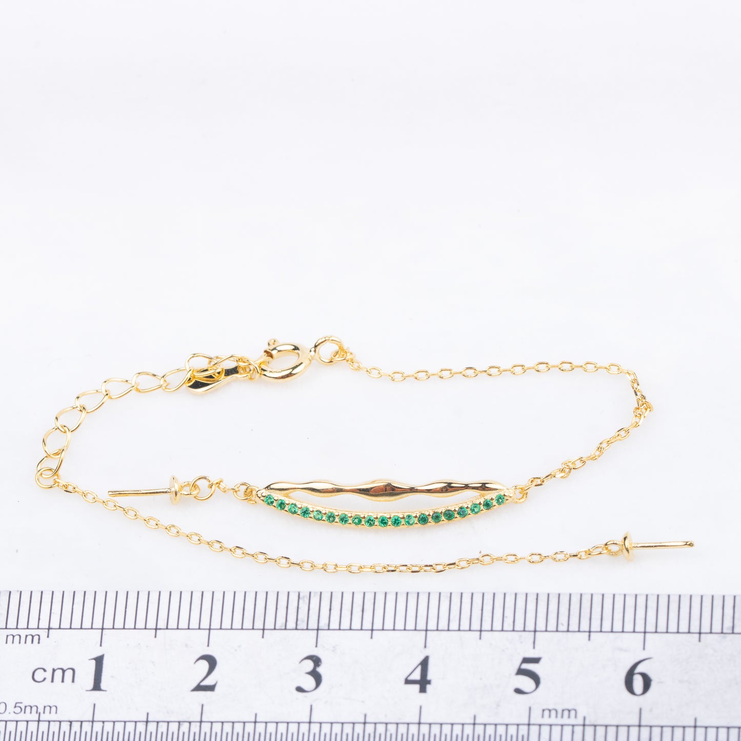 b010187  DIY 7-8mm Natural Freshwater pearl bracelet accessory 925 sterling silver adjustable chain bracelet for women