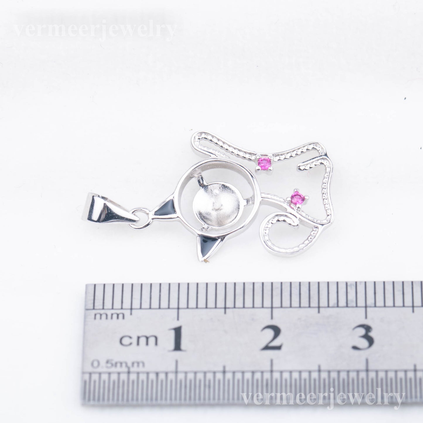 P030930 DIY 7-9mm Natural Freshwater pearl pendant accessory 925 sterling silver engagement jewelry necklace for women