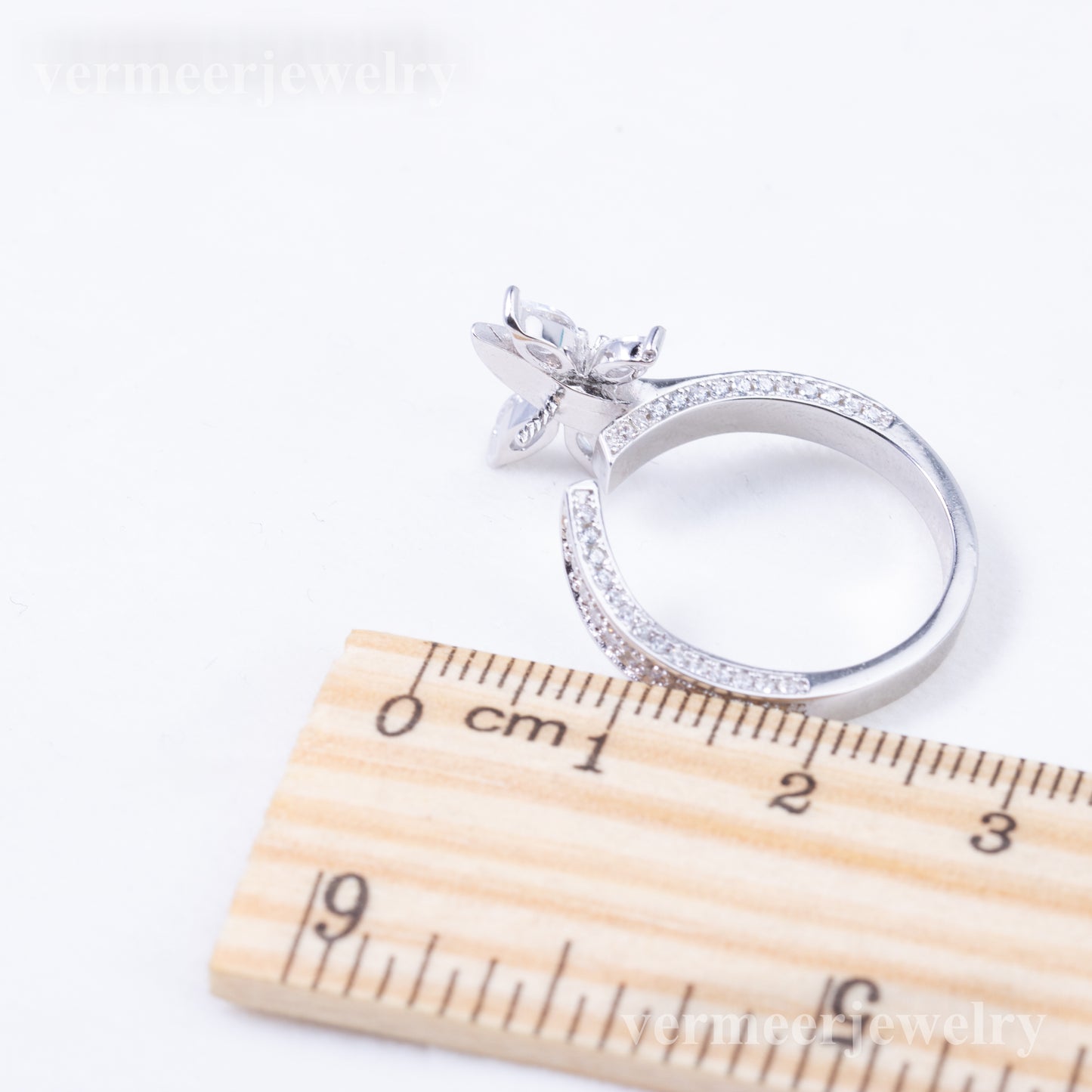 re010900 DIY 9-11mm Natural Freshwater pearl Ring accessory 925 sterling silver Adjustable size engagement ring for women