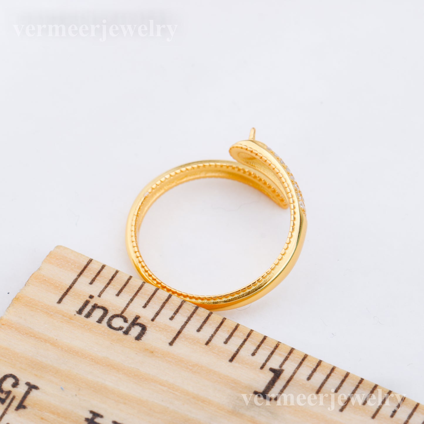 r010906 DIY 6-8mm Natural Freshwater pearl Ring accessory 925 sterling silver Adjustable size engagement jewelry ring for women