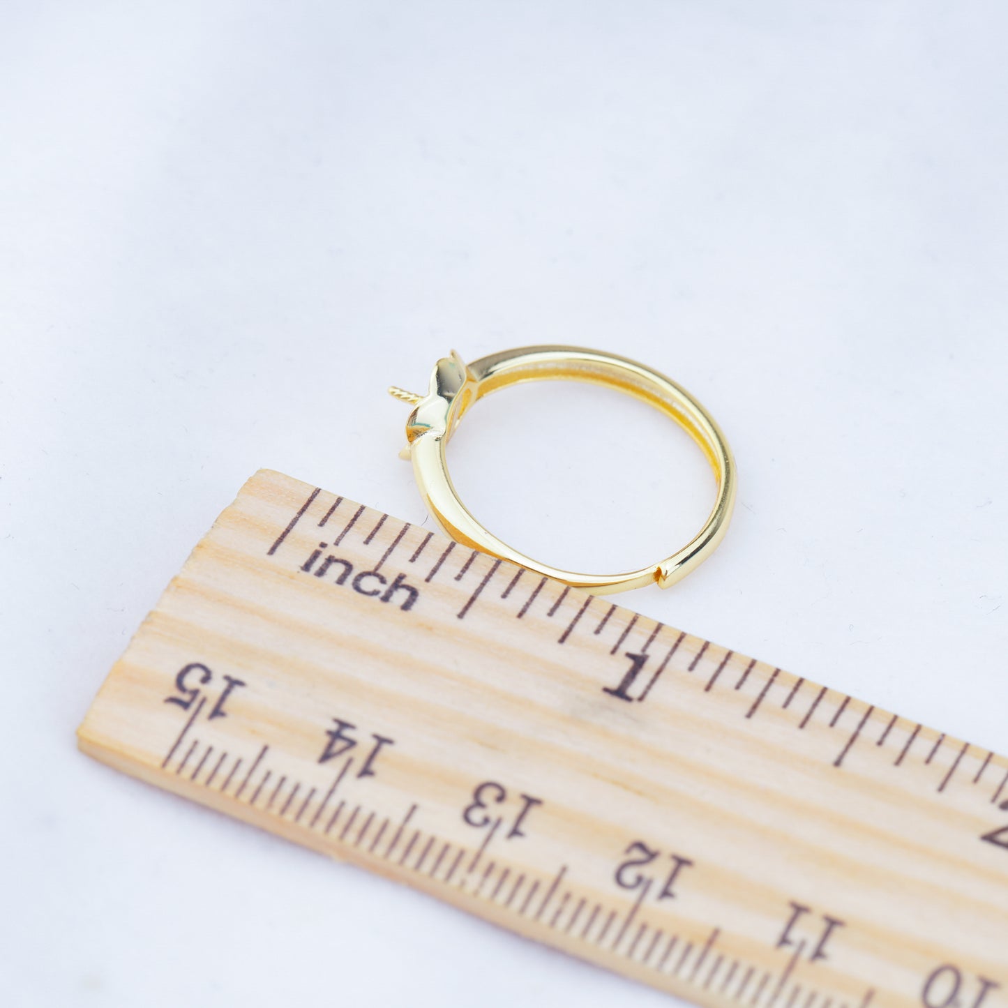 r010920 DIY 6-8mm Natural Freshwater pearl Ring accessory 925 sterling silver Adjustable size engagement jewelry ring for women