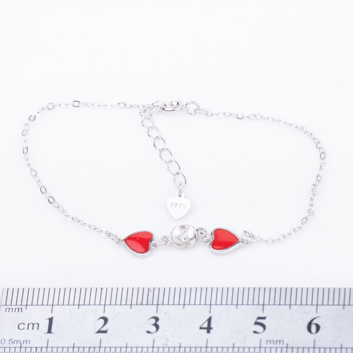 b010192 DIY 7-8mm Natural Freshwater pearl bracelet accessory 925 sterling silver adjustable chain bracelet for women