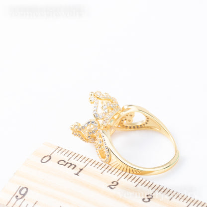 re010879 DIY 9-11mm Natural Freshwater pearl Ring accessory 925 sterling silver Adjustable size engagement ring for women