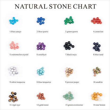 wholesale 8mm round  natural stone bead not drill for pearl cage pendant