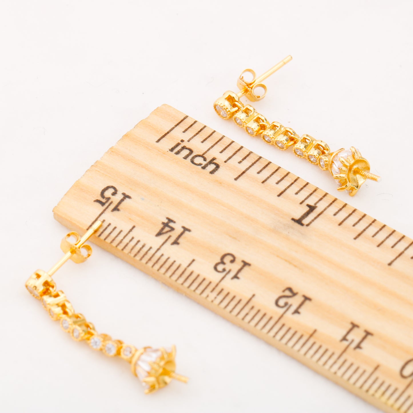 e010858 S925 pearl earring 925 sterling silver DIY 7-8mm Natural Freshwater pearl stud earring for women