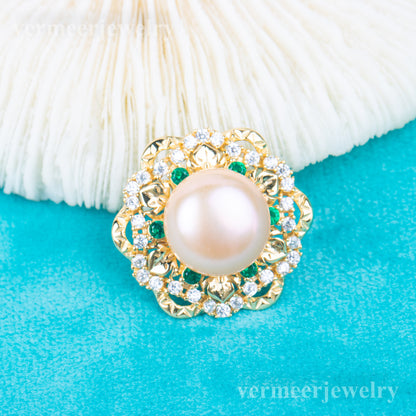 P01960  DIY 9-12mm Natural Freshwater pearl pendant accessory 925 sterling silver engagement jewelry necklace for women