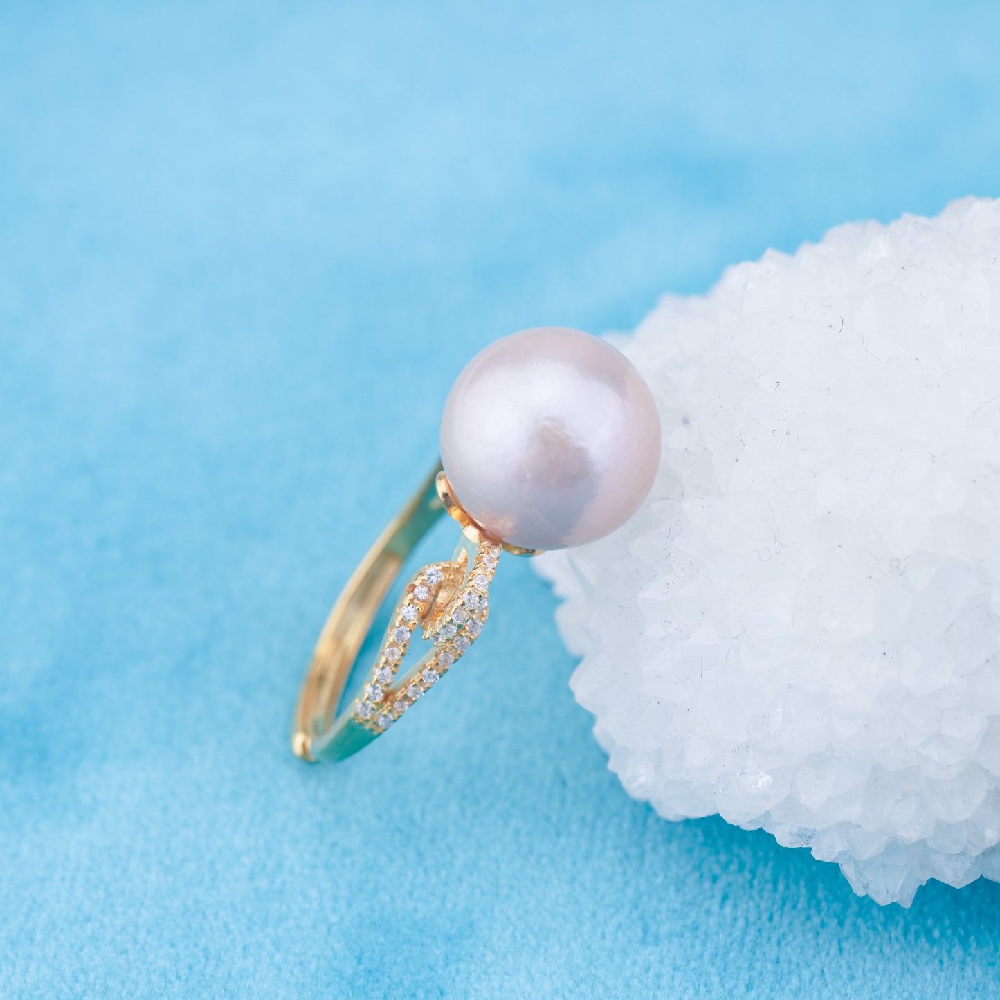 re010945 DIY 9-11mm Natural Freshwater pearl Ring accessory 925 sterling silver Adjustable size engagement ring for women