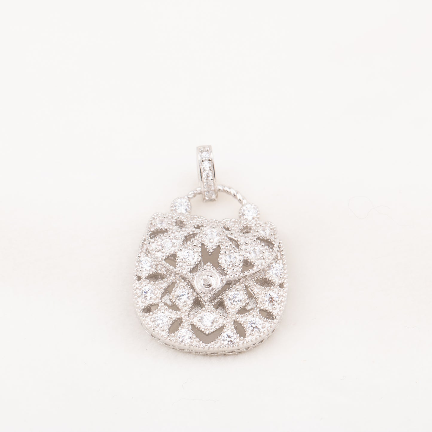 P010776 DIY 6-8mm Natural Freshwater pearl pendant accessory 925 sterling silver engagement jewelry necklace for women