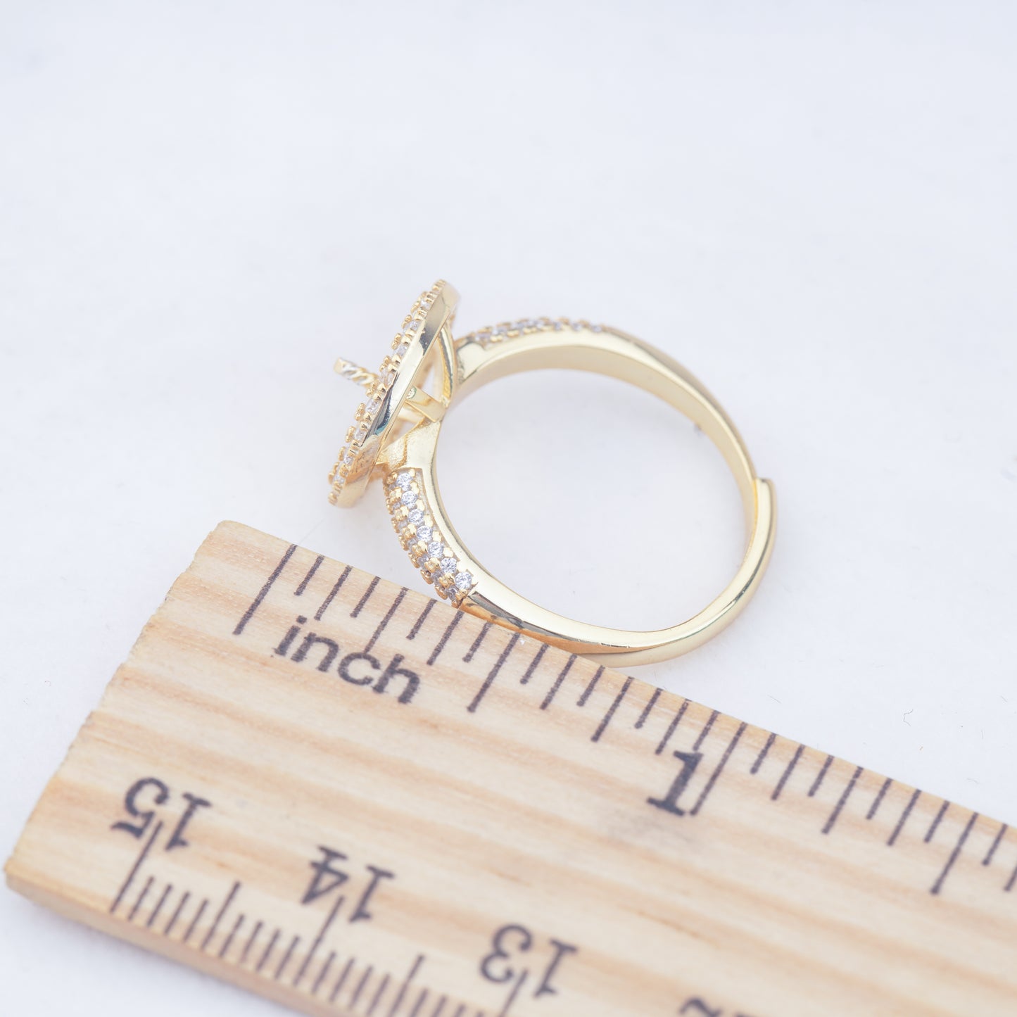 re010951 DIY 9-11mm Natural Freshwater pearl Ring accessory 925 sterling silver Adjustable size engagement ring for women