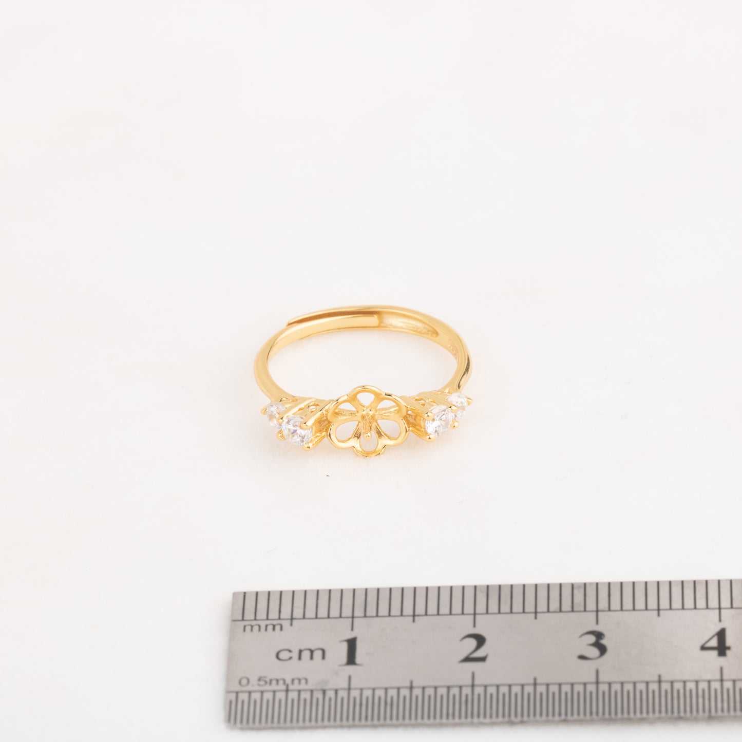 re010662 DIY 9-11mm Natural Freshwater pearl Ring accessory 925 sterling silver Adjustable size engagement ring for women