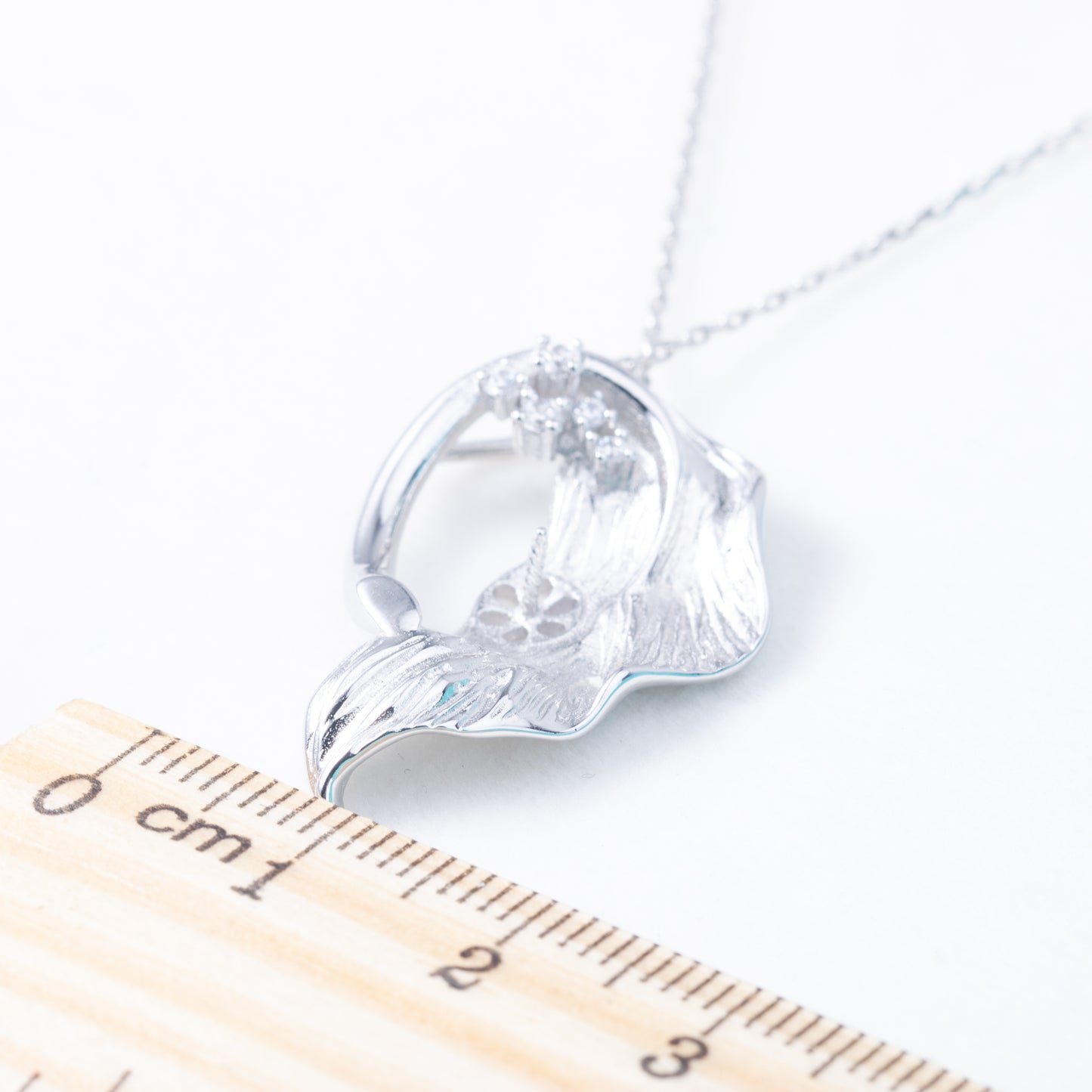 Pe010996  DIY 9-12mm Natural Freshwater pearl pendant accessory 925 sterling silver engagement jewelry necklace for women