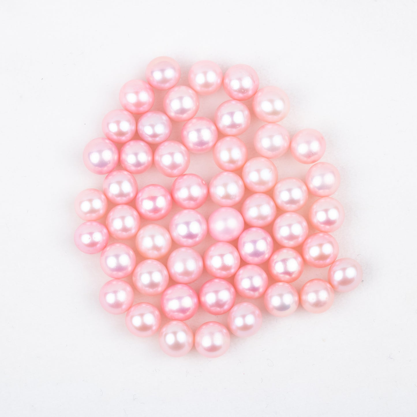 Wholesale 30colors 7-8mm AAAA+ grade loose freshwater pearl round shape no hole bead for pearl party