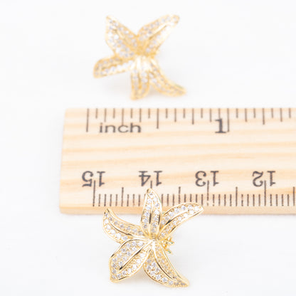 e010825 S925 pearl earring 925 sterling silver DIY 7-8mm Natural Freshwater pearl stud earring for women