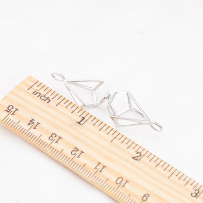 C030096 sterling silver Freshwater pearl cage pendant necklace jewelry locket for pearl party