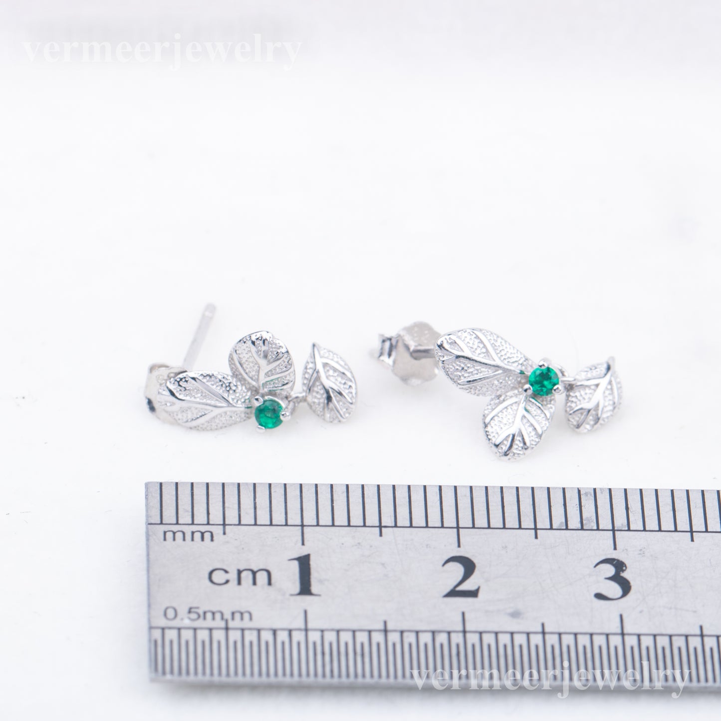 e010752 S925 pearl earring 925 sterling silver DIY 7-8mm Natural Freshwater pearl stud earring for women