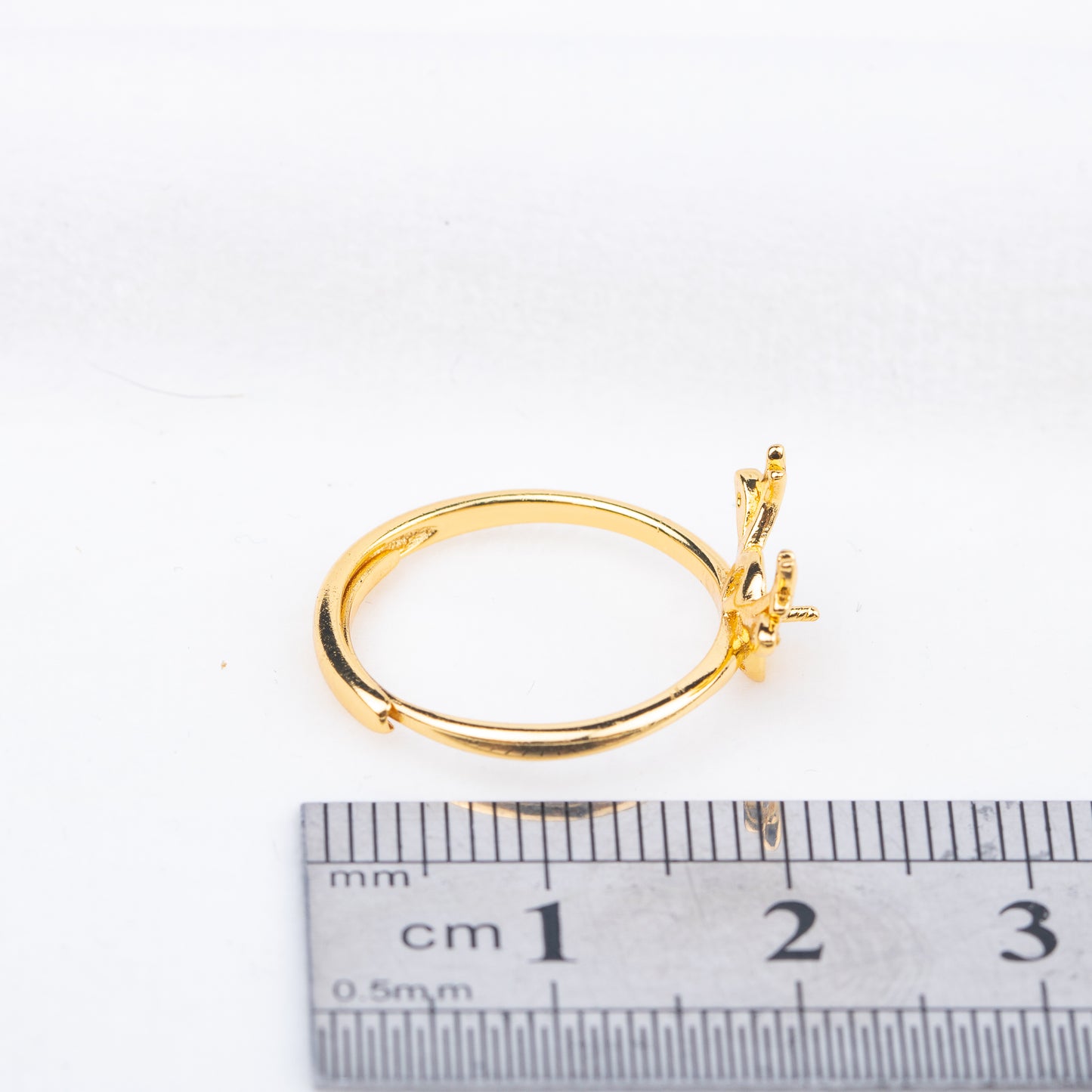 r010707 DIY 7-8mm Natural Freshwater pearl Ring accessory 925 sterling silver Adjustable size engagement jewelry ring for women