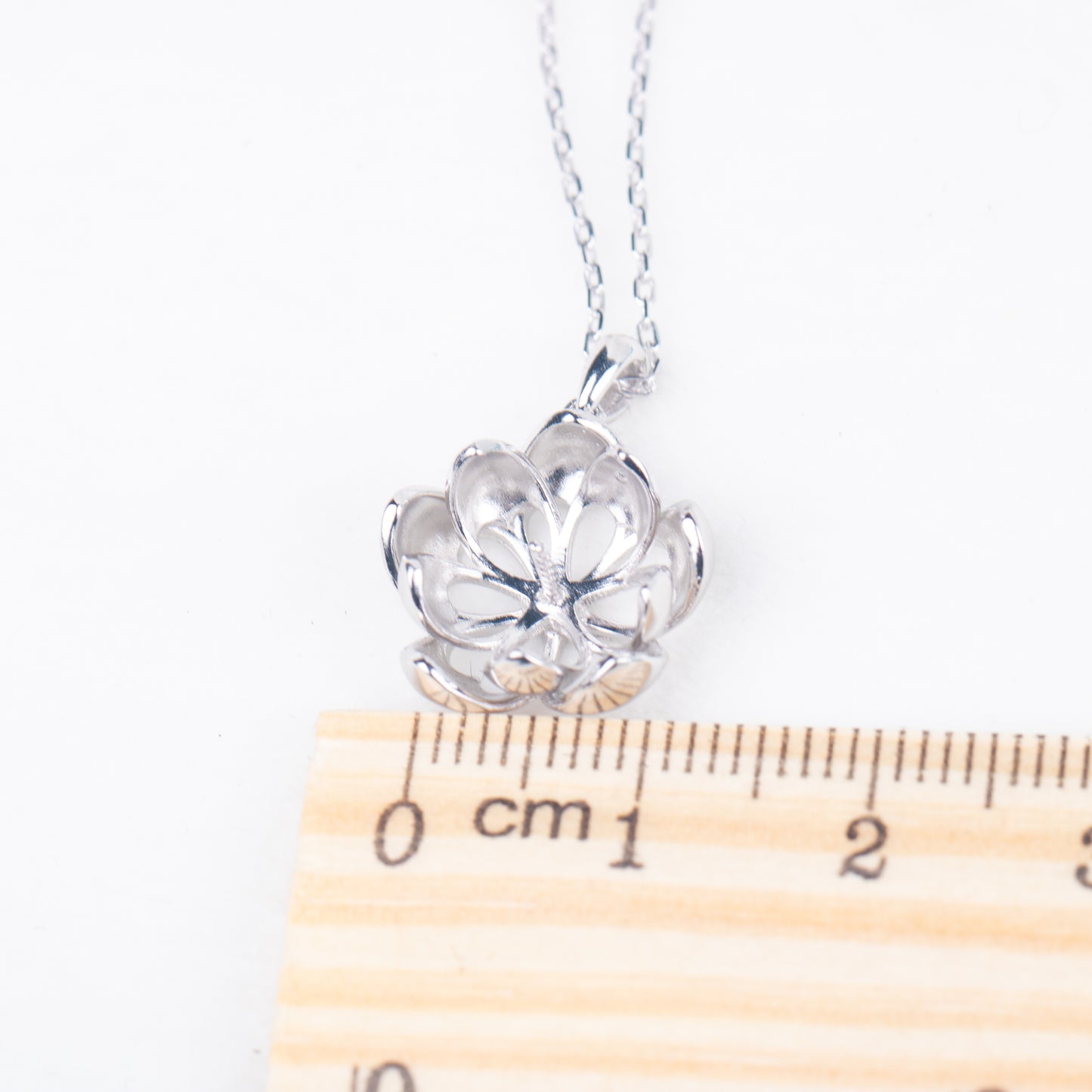 P040954 DIY 6-8mm Natural Freshwater pearl pendant accessory 925 sterling silver engagement jewelry necklace for women