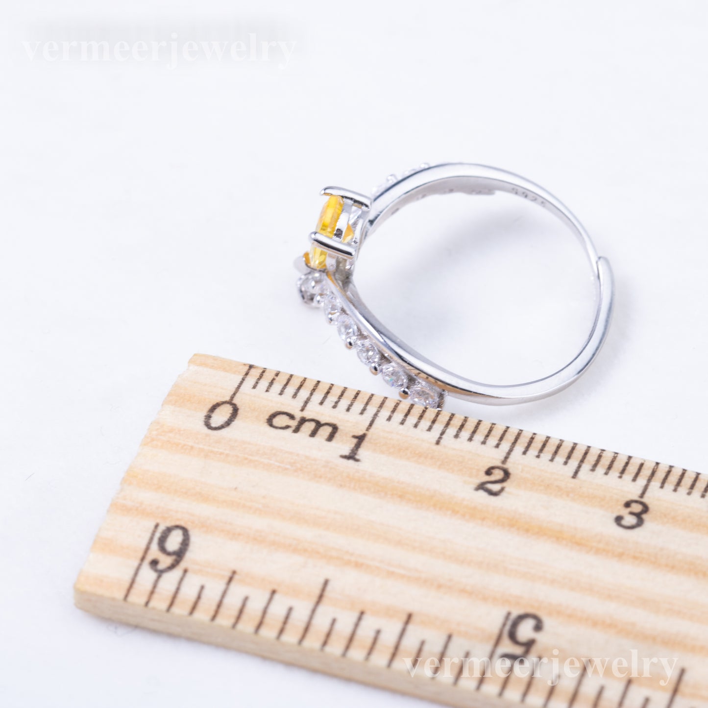 r010895 DIY 6-8mm Natural Freshwater pearl Ring accessory 925 sterling silver Adjustable size engagement jewelry ring for women