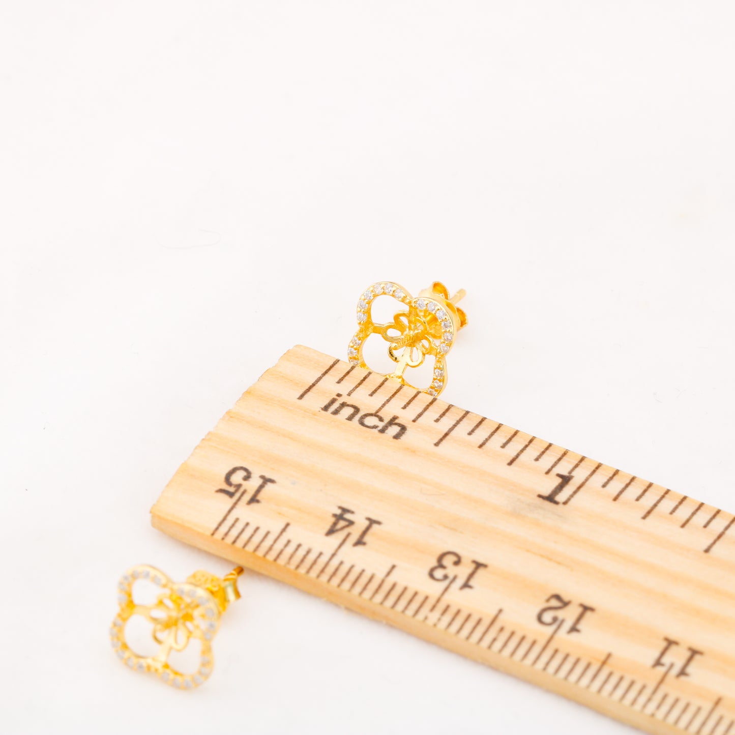 e010868 S925 pearl earring 925 sterling silver DIY 7-8mm Natural Freshwater pearl stud earring for women