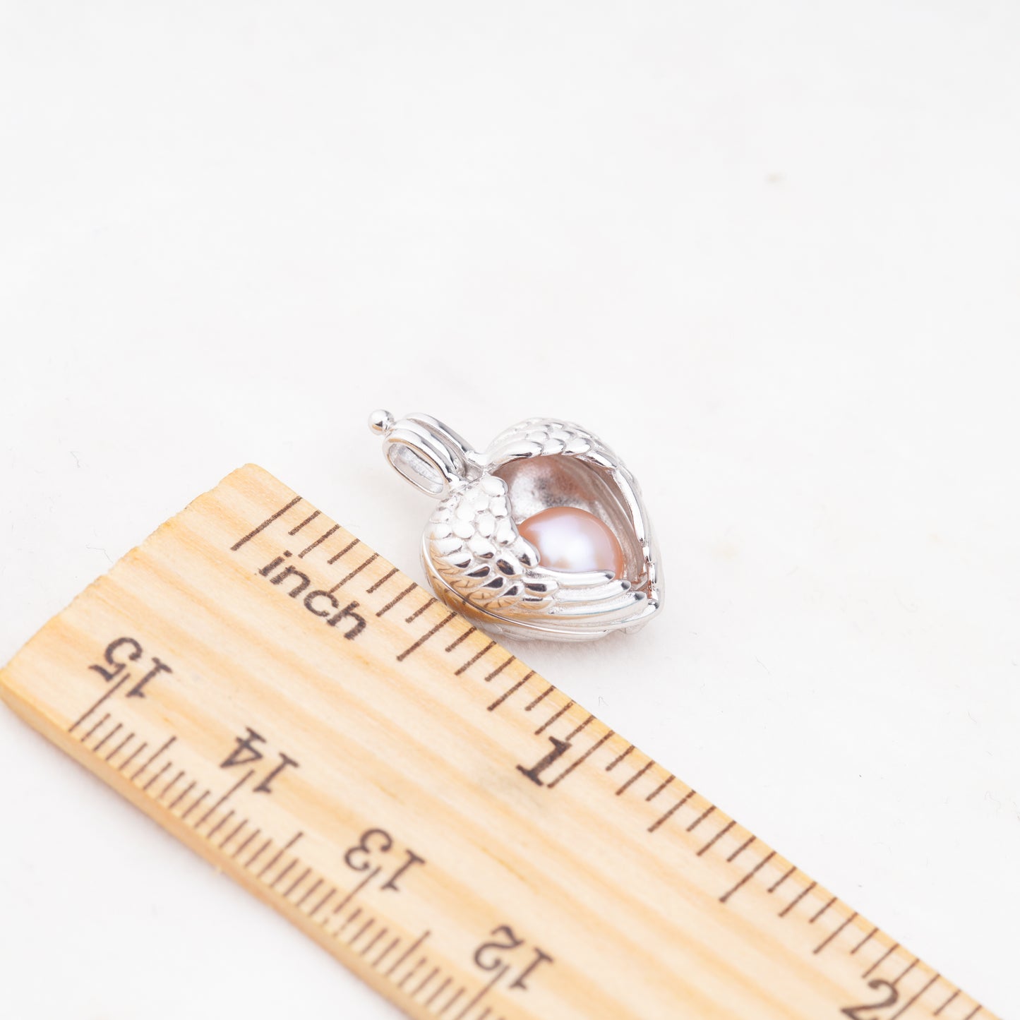 C030111 sterling silver Freshwater pearl cage pendant necklace jewelry locket for pearl party