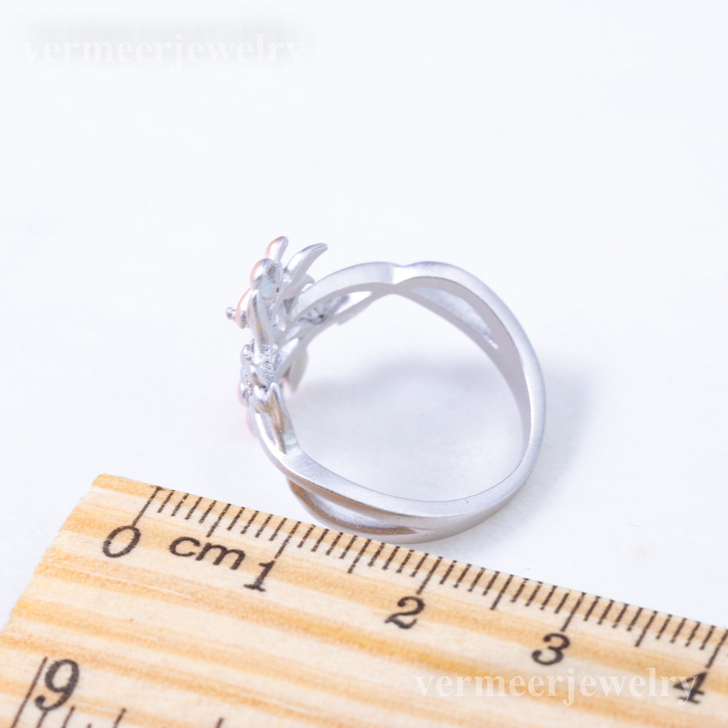 sr070883  DIY 6-8mm Natural Freshwater pearl Ring accessory 925 sterling silver Sized ring engagement jewelry ring for women