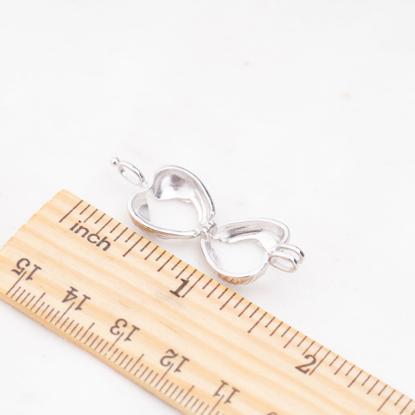 C030111 sterling silver Freshwater pearl cage pendant necklace jewelry locket for pearl party