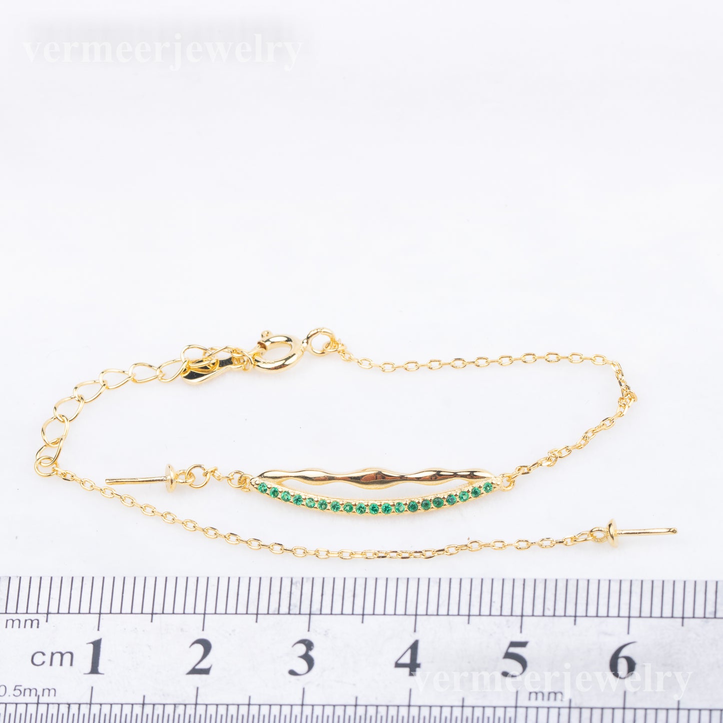 b010187  DIY 7-8mm Natural Freshwater pearl bracelet accessory 925 sterling silver adjustable chain bracelet for women