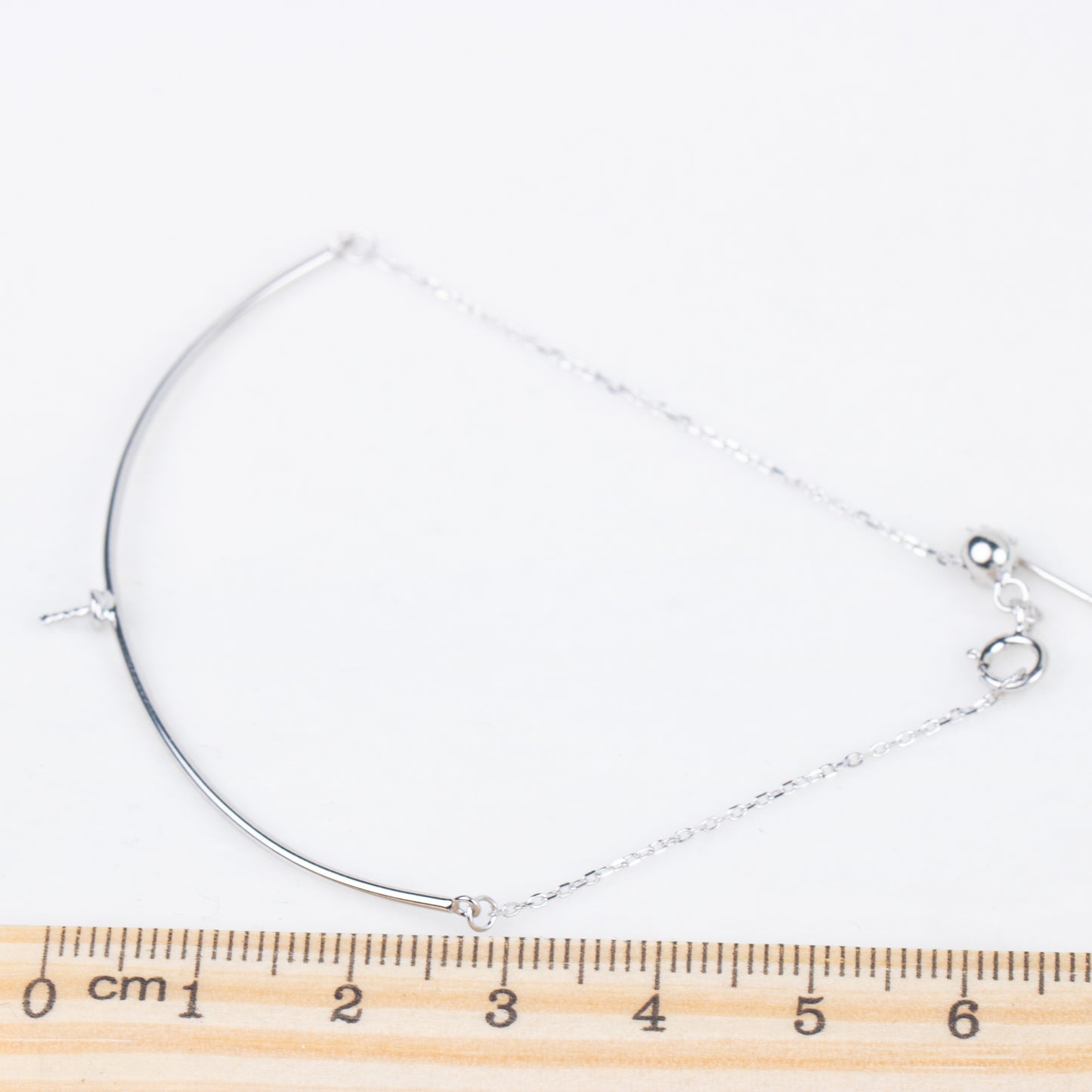 b040223  DIY 7-8mm Natural Freshwater pearl bracelet accessory 925 sterling silver adjustable chain bracelet for women