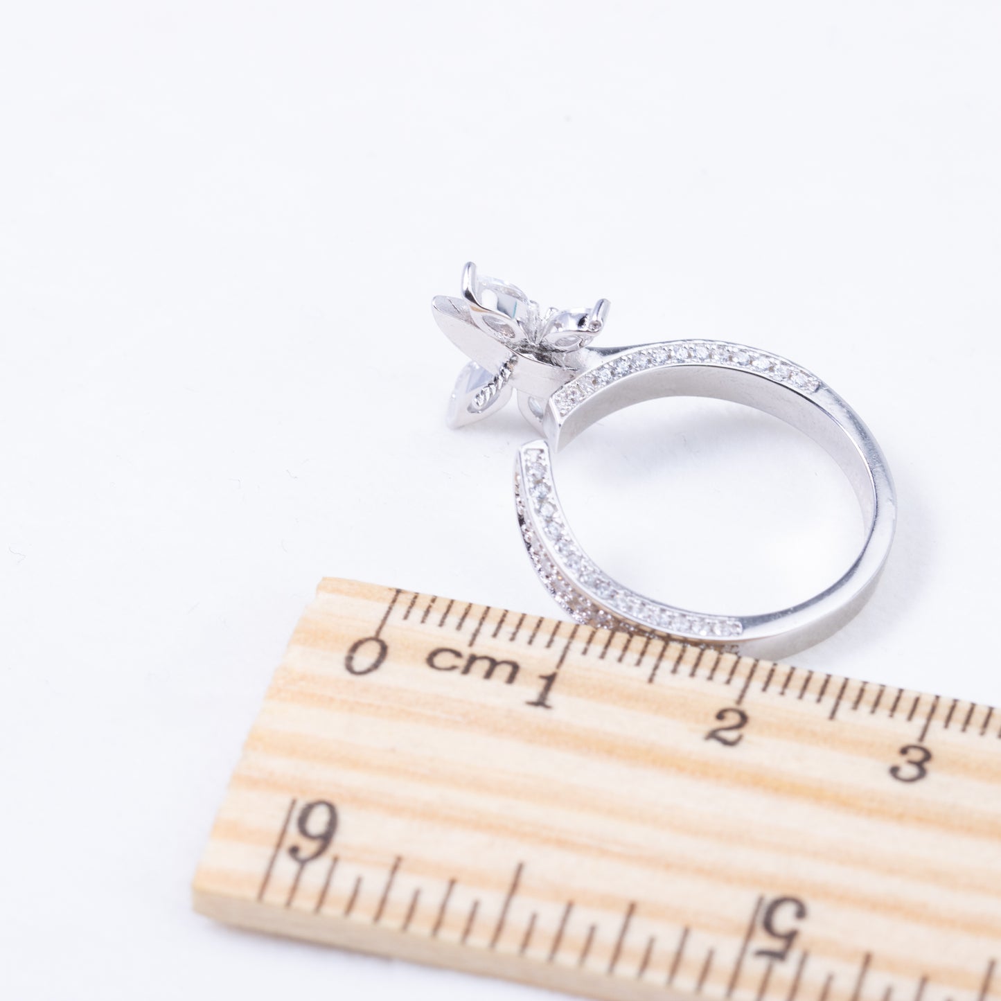re010900 DIY 9-11mm Natural Freshwater pearl Ring accessory 925 sterling silver Adjustable size engagement ring for women