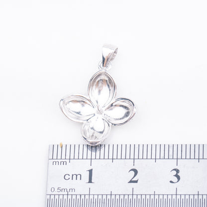 P010915  DIY 7-9mm Natural Freshwater pearl pendant accessory 925 sterling silver engagement jewelry necklace for women