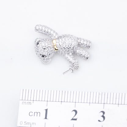 P010883 DIY 7-9mm Natural Freshwater pearl pendant accessory 925 sterling silver engagement jewelry necklace for women