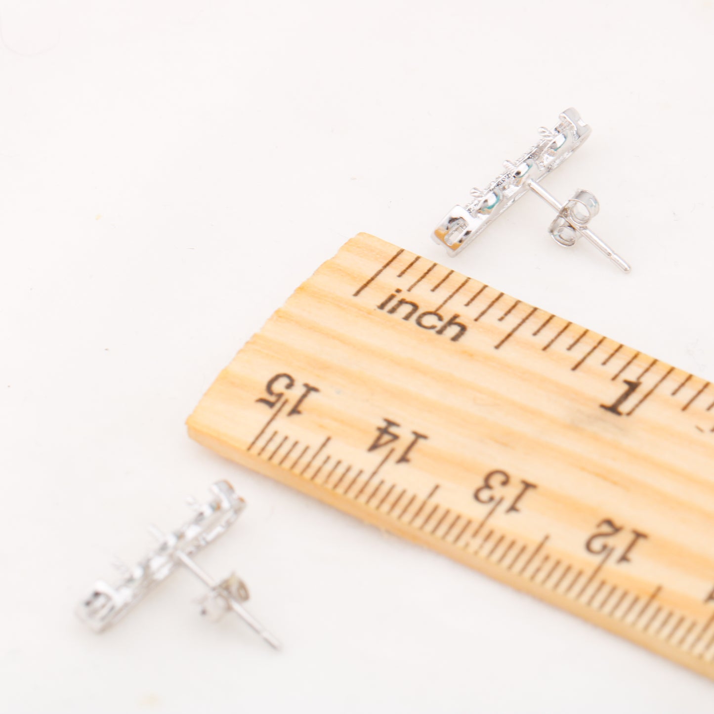 e010871 S925 pearl earring 925 sterling silver DIY 3-4mm Natural Freshwater pearl stud earring for women