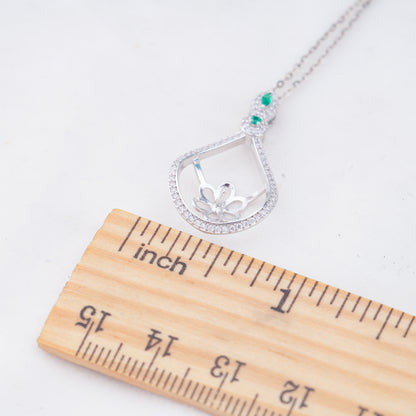 P011056 DIY 6-8mm Natural Freshwater pearl pendant accessory 925 sterling silver engagement jewelry necklace for women