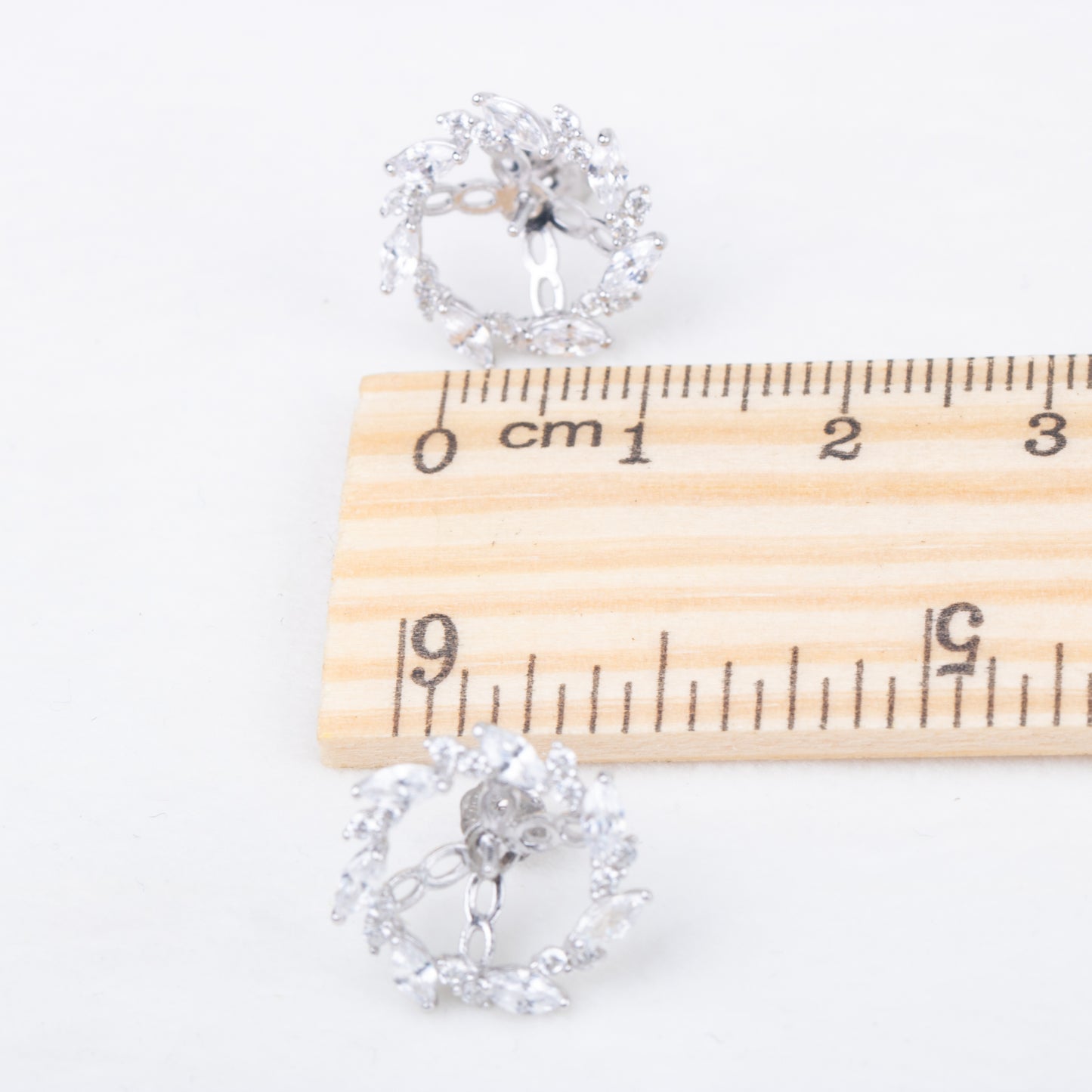 e010816 S925 pearl earring 925 sterling silver DIY 7-8mm Natural Freshwater pearl stud earring for women