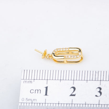 P010847 DIY 7-9mm Natural Freshwater pearl pendant accessory 925 sterling silver engagement jewelry necklace for women