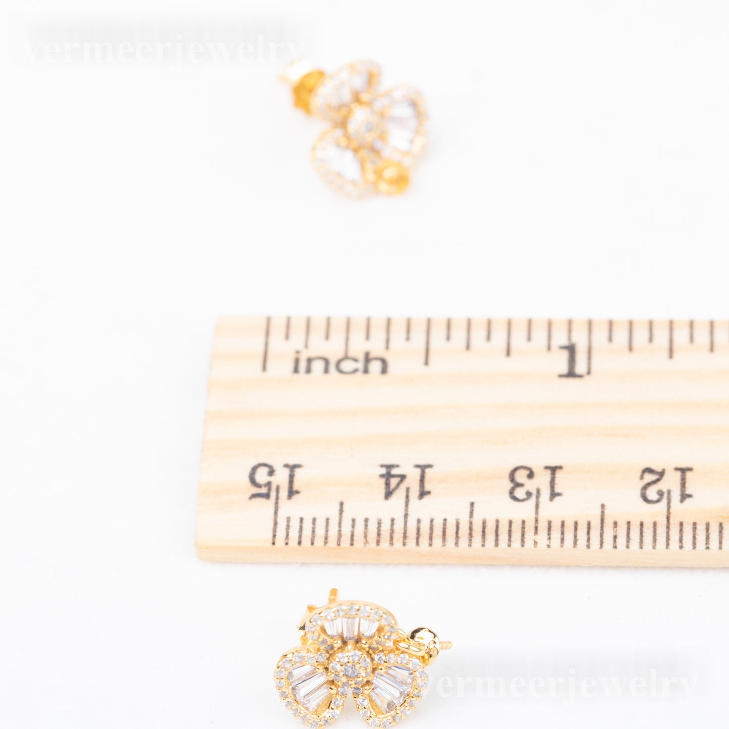 e010821 S925 pearl earring 925 sterling silver DIY 7-8mm Natural Freshwater pearl stud earring for women