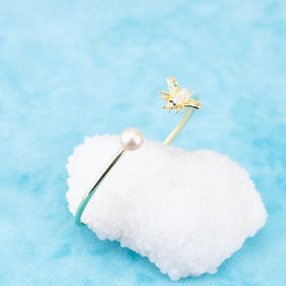 b010237  DIY 7-8mm Natural Freshwater pearl bracelet accessory 925 sterling silver adjustable chain bracelet for women