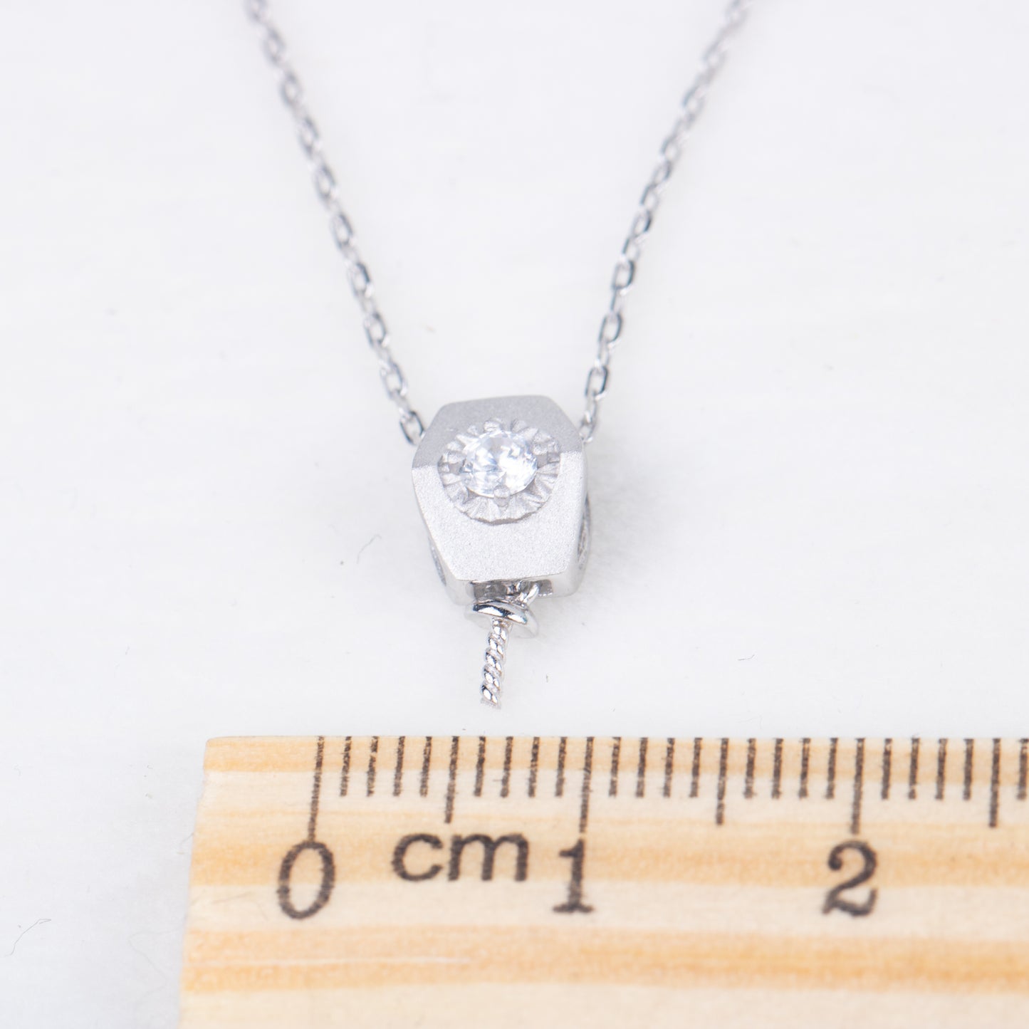 P040945 DIY 6-8mm Natural Freshwater pearl pendant accessory 925 sterling silver engagement jewelry necklace for women