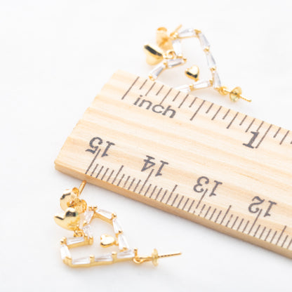 e010829S925 pearl earring 925 sterling silver DIY 7-8mm Natural Freshwater pearl stud earring for women